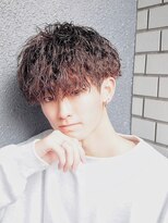 クオル 立川(QOL)&nbsp;メンズカット／ツイストスパイラル／波巻きパーマ／ハイライト