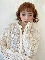 カナン 銀座(CANAAN)&nbsp;【韓国スタイル】タンバルモリボブ×オレンジベージュカラー