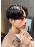【学割U24*ニュアンスパーマ】カット+毛流れパーマ(眉styling付き) ￥11,000→