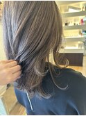 白髪ぼかしハイライト