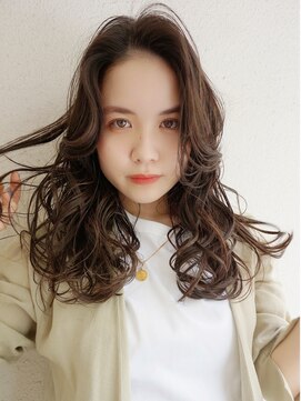 ブゾン(buZon) 【buZonブゾン】ミックスパーマ×艶感ベージュ