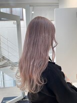 ガリカ シーム(Gallica/SEAM)&nbsp;【川辺晴加】ロングにピンクベージュで大人っぽく