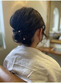 結婚式お呼ばれヘア