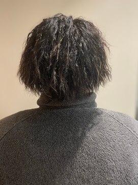 スカイ 亀戸店 (sky) ハイライト/マッシュパーマ/アッシュブラック<理容室>[亀戸]