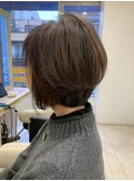 鉄板！ボリュームアップ　ショートボブ40代50代60代