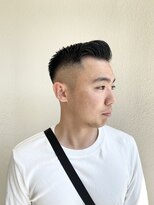 フラット(FLAT)&nbsp;サイドパート×フェード