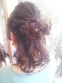 ペレ(pele) かわいいアレンジやヘアセットなんでもご相談下さい。
