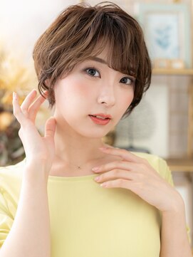 カバーヘア イヴ 戸頭店(COVER HAIR EVE) 外国人風小顔くびれショートマッシュパーマc4戸頭20代30代40代