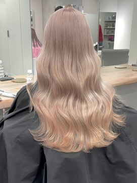 ベレーザ 渋谷(BELEZA) 7930ミルクティーアッシュベージュハイトーンカラーワンホンヘア