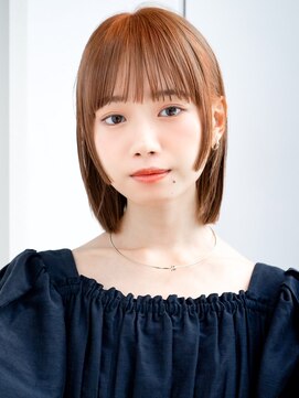レノラ 本町(LENORA) 20代30代大人かわいいナチュラル暗髪エアーストレートヘア