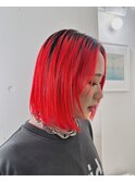 ビビッドレッドルーツカラー