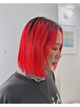 レコ 渋谷(LECO) ビビッドレッドルーツカラー