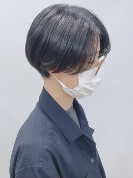 モリオフロムロンドン 松戸店(Morio from London) 【松戸 岩口】黒髪長め刈り上げハンサムショート