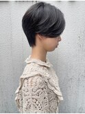 【morio池袋】黒髪ハンサムショートスタイル＊