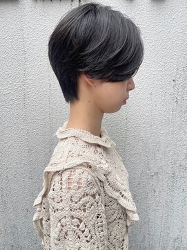 ラウンジ モリオ イケブクロ(Lounge MORIO Ikebukuro) 【morio池袋】黒髪ハンサムショートスタイル＊