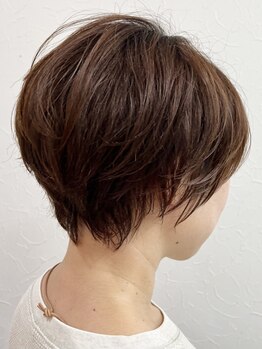 カンダ(Kanda)の写真/ショート・ボブが大人可愛い☆経験豊富な実力派スタイリストが"艶髪＆“小顔魅せ"を叶える！再現性も◎