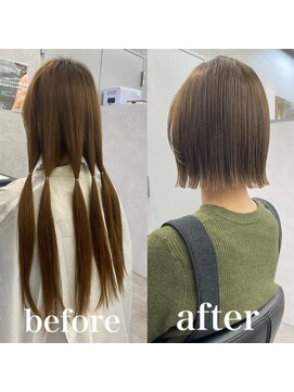 ヘアサロン ドットプラス 町田店(dot. plus) 【市井友佳子】ヘアドネーションボブ！