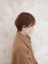 グリッター 仙台中央店(GRITTERs) ショートボブ/丸みショート/オレンジカラー