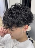 外国人風スペインカール