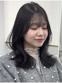 【YUUKA】ミディアムレイヤー　くびれヘア　韓国ヘア　名古屋栄