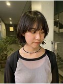 フェイスレイヤーボブ/顔まわりレイヤー/ボブ/ミニボブ