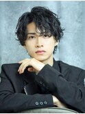 波巻き　ツイスパ　波巻きツイスパ　センターパート