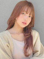 シェル 津山の手店(shel)&nbsp;艶感♪髪質改善カラー大人可愛いミルクティーベージュ透明感