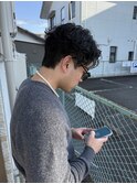 ニュアンスパーマくるくるパーマメンズパーマカルマパーマ