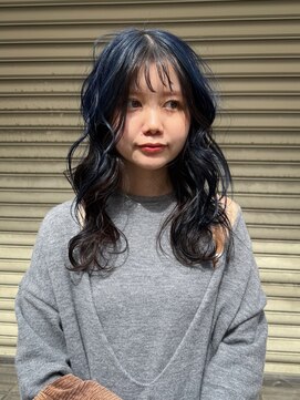 アイシー(I see) ブルーアンブレラカラー#阿倍野#天王寺#ブリーチ