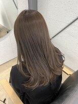 ビーヒアナウ N゜03 金沢駅西店(BE HERE NOW)&nbsp;髪質改善カラー/オリーブベージュ