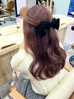 シェノン 梅田(CHAINON)&nbsp;チェリーブラウン/ガーリー/ダブルカラー/垢抜けカット