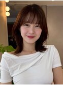 髪質改善＊チェリーブラウンミニウルフ＊美髪【Zina南草津】