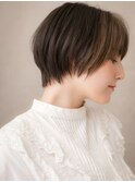 小顔補正カットフェイスフレーミング丸みショートX大宮20代30代