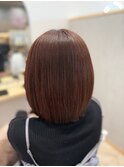髪質改善ストレート×ボブ