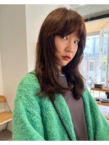 エヌ 烏丸(enu) カーテンバング+レイヤーロング/矢谷/enu烏丸/京都美容室