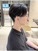 ニュアンスサーフショートセンターパートフェザーパーマ外苑前