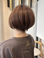 ゼン ネオ(Zen Neo)&nbsp;【髪質改善】ショートボブ　ナチュラルブラウン　ココアブラウン