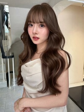 艶髪×透明感たっぷり柔らかいブラウンカラー