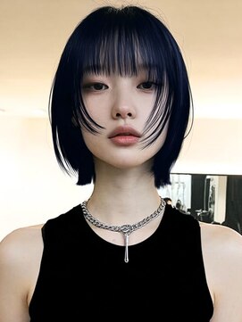 ダブルカラー/前髪カット/インナーカラー/レイヤーカット/ボブ