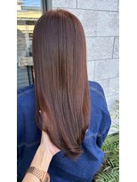 テラスヘアヴィラ 新潟駅南(TERRACEhairVilla)&nbsp;艶髪オレンジブラウン