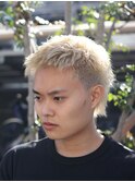 ショートマレット[メンズ/フェード］
