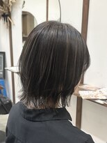 ルイ(ROUIS produced by LUCK 津田沼) ROUIS 津田沼 グレージュ コントラストハイライト ボブレイヤー