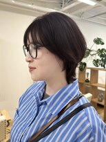キキ ヘアスタジオ(kiki hair studio)&nbsp;大人可愛い20代30代40代小顔◎ウルフカット　オリーブブラウン
