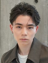 フィフスパーク(fifth PARK) 渋谷mensアクティブショートフェザーパーマセンターパート