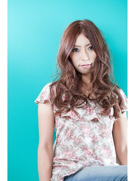 ヘアデザイン ヴォワール(hair & design voir) ヌーディーロング×おすぎ