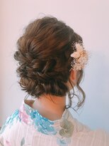 ネオリーブアイム 横浜西口店(Neolive aim)&nbsp;Neolive aim ボブでもできる浴衣アレンジ