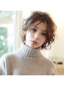 ヘアー ソムリエサロン ベルラ(Hair sommelier salon Bella) Bella Yumie☆褒められ髪☆ショートヘアのルーズアレンジ