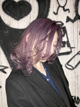 ウィルゴ(VIRGO) ラベンダーアッシュ ウルフカット 韓国アイドルヘアカラー