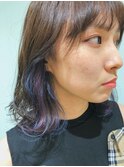 バイトでは隠せるインナーカラー
