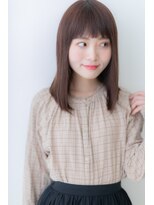 モッズヘア 越谷(mod's hair)&nbsp;大人かわいい厚めバング前下がりセミディトZ越谷20代30代40代